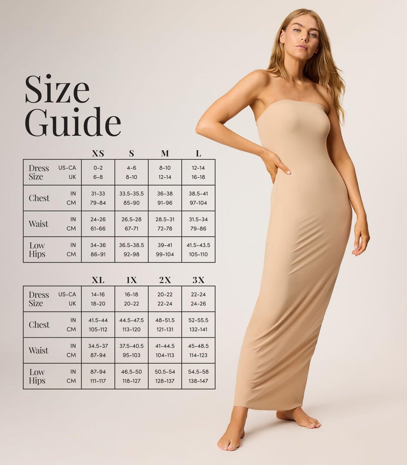 commando Classic Maxi Slip | Lightweight Shapewear with Raw-Cut Edges | Breathable European Microfiber | Adjustable Straps | Beige, Small-Medium - Image 5